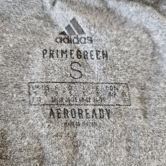 Adidas PRIMEGREEN Aeroready Original 3 Stripe Training Gray Tank Top Small NWT - Picture 3 of 12